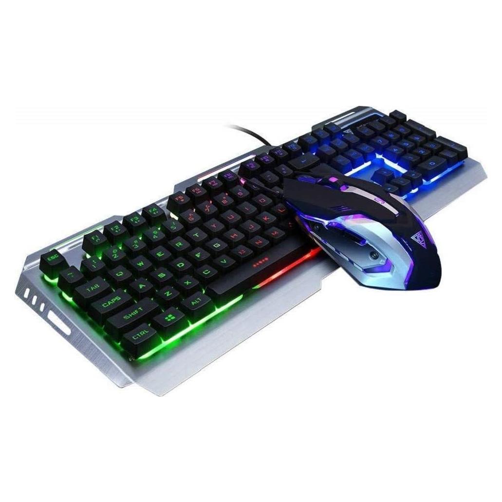 Combo Teclado y Ratón Gaming ANZERWIN V1 RGB Retroiluminado