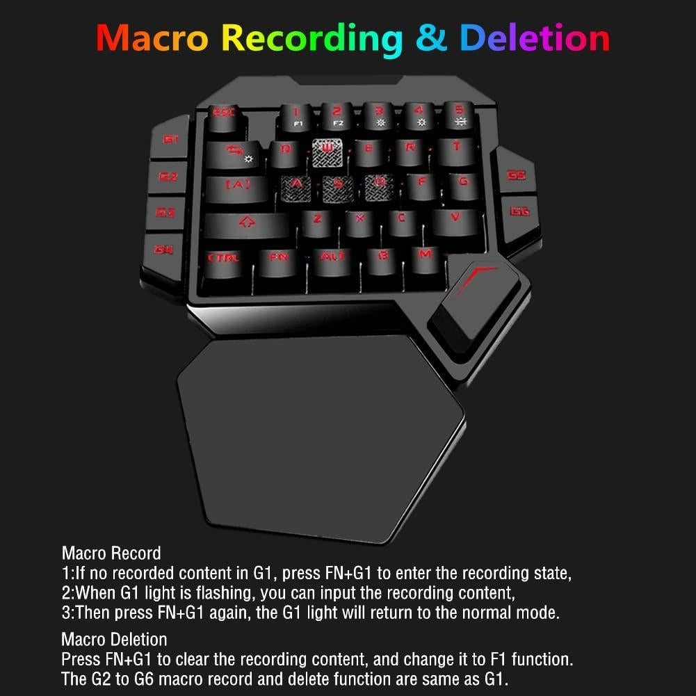 Teclado Mecánico RGB Cakce K-50 USB Ergonómico para Juegos