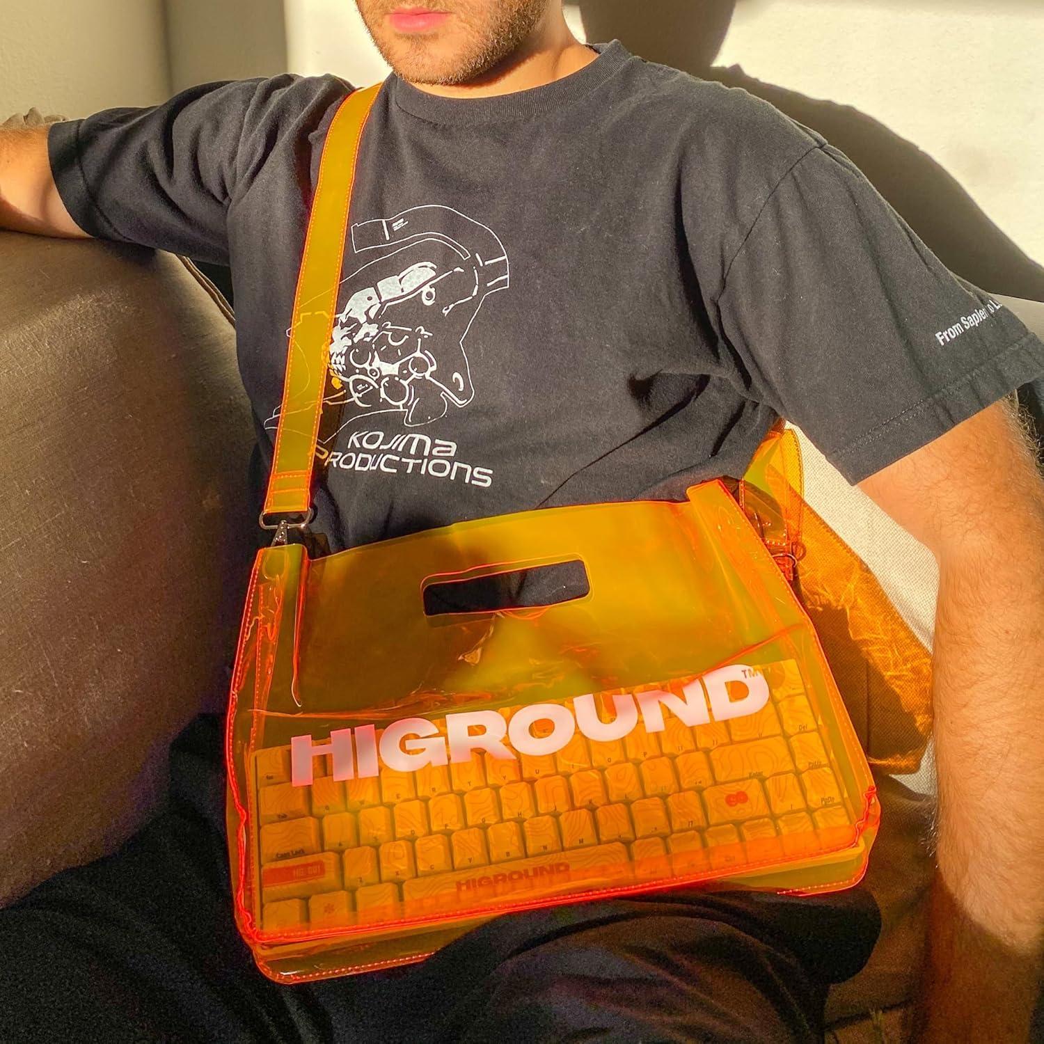 Higround Trailhead 65% Mechanical USB Wired Gaming Keyboard, TTC Linear Custom Switches, Programable RGB, Hot-Swappable, Deep Thock Creamy Sounding PC Keyboard, Pre-lubed (SNOWSTONE)