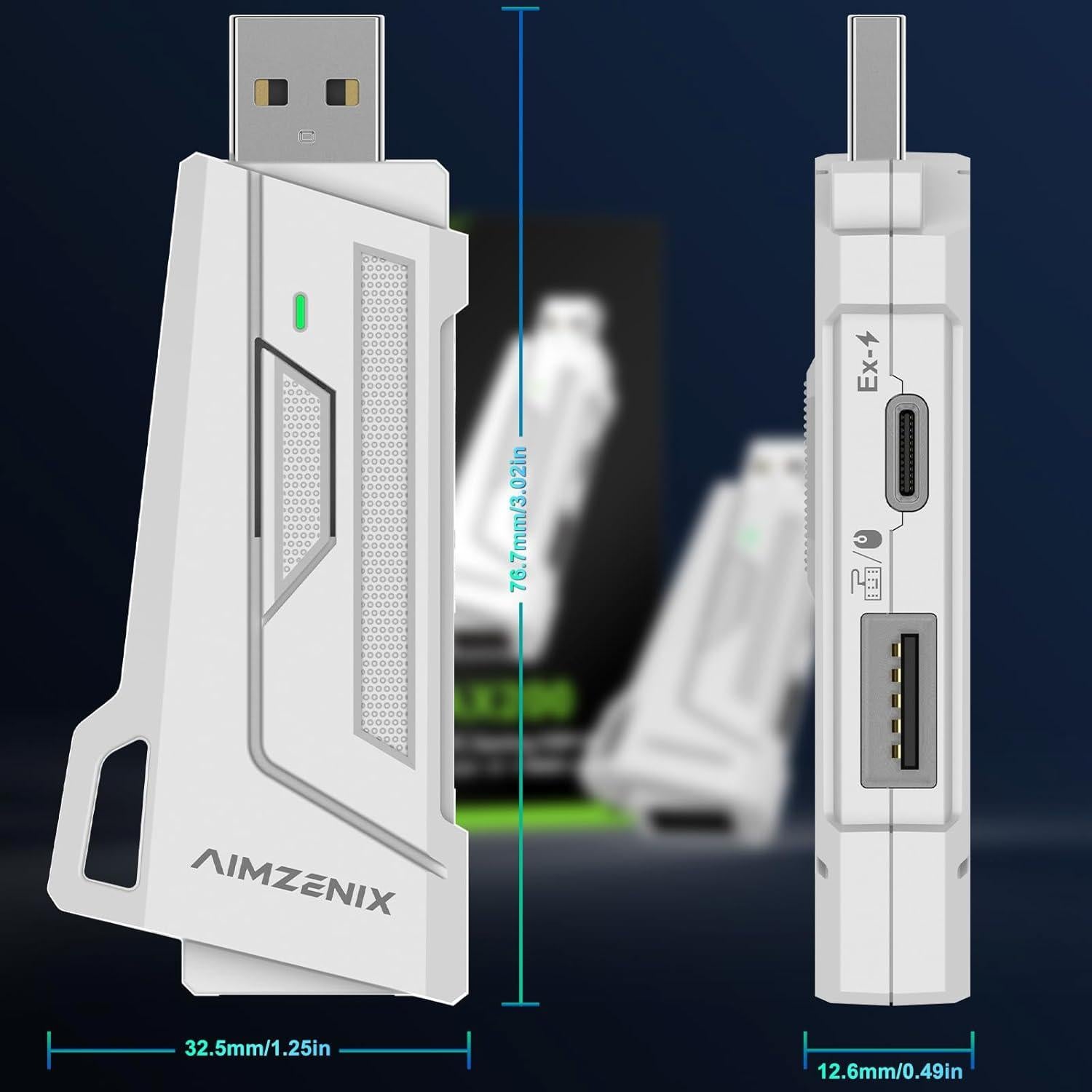 Adaptador de Teclado y Ratón Joso AX200 para PC - Asistencia de Apuntado