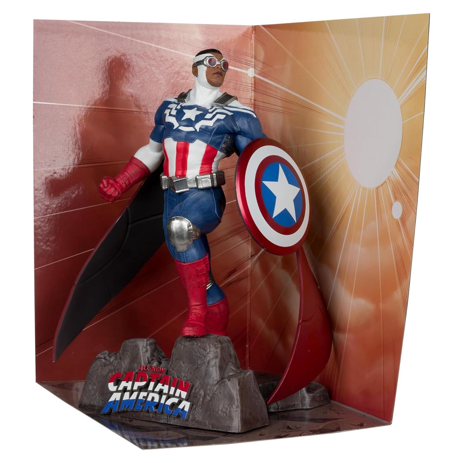 Figura Coleccionable McFarlane Capitán América 1:10