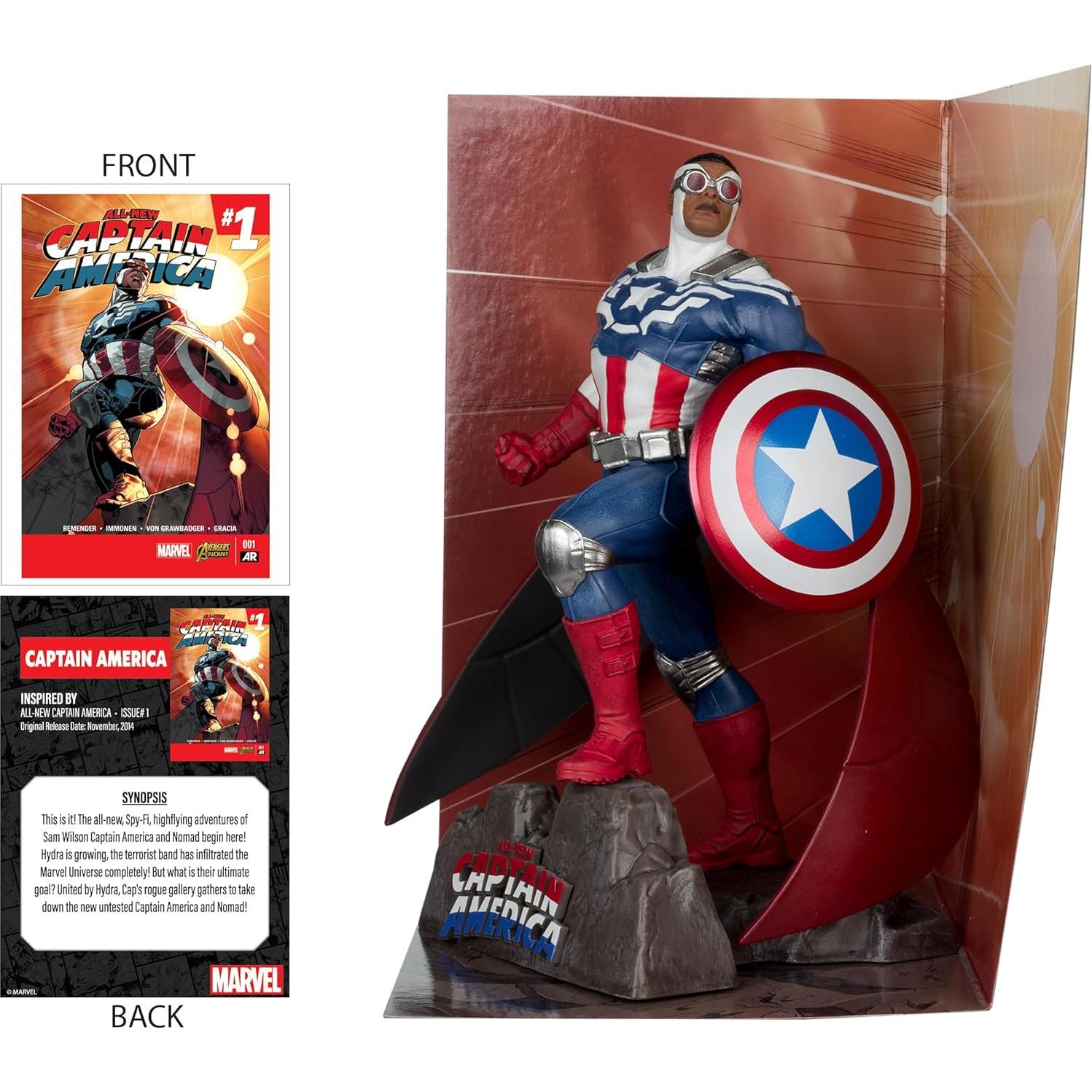 Figura Coleccionable McFarlane Capitán América 1:10