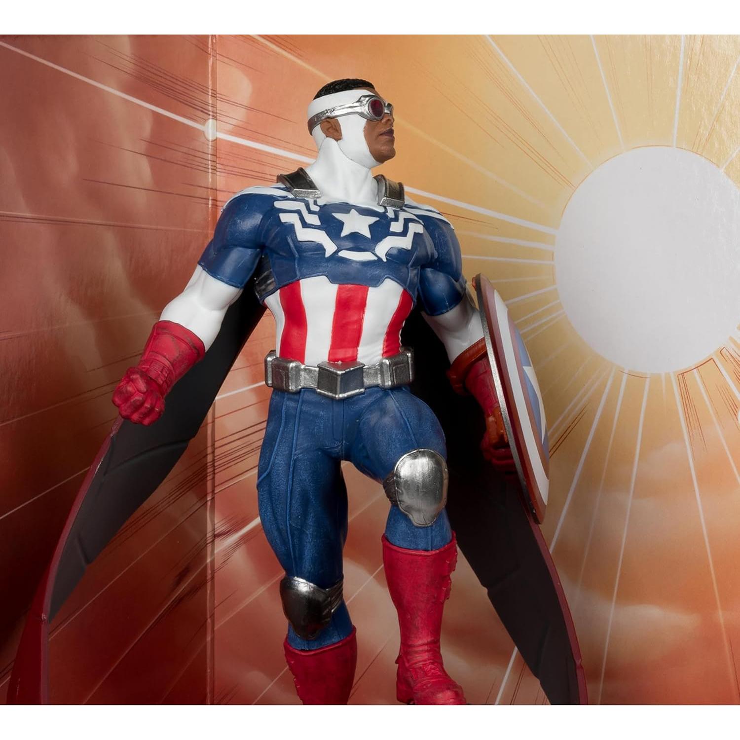 Figura Coleccionable McFarlane Capitán América 1:10