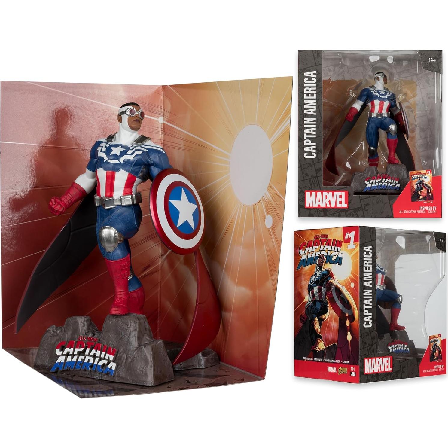 Figura Coleccionable McFarlane Capitán América 1:10