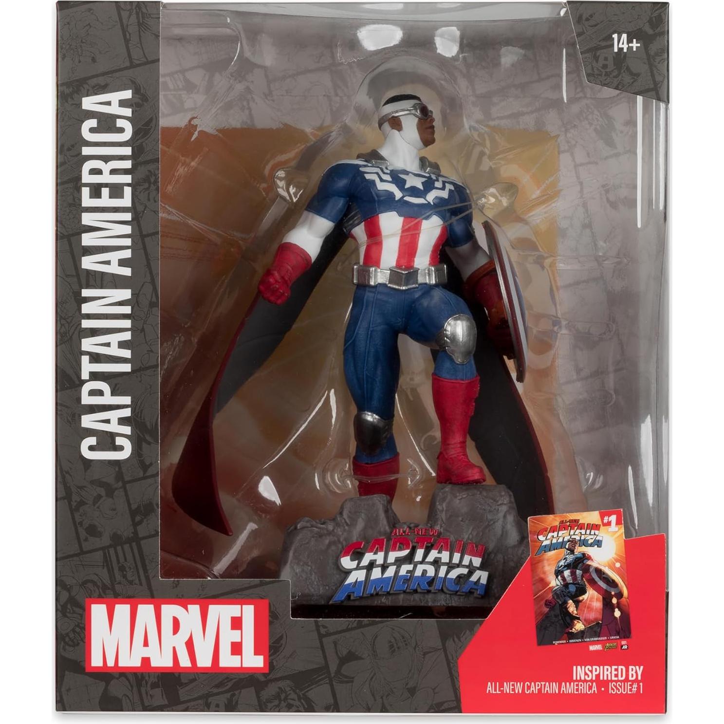 Figura Coleccionable McFarlane Capitán América 1:10