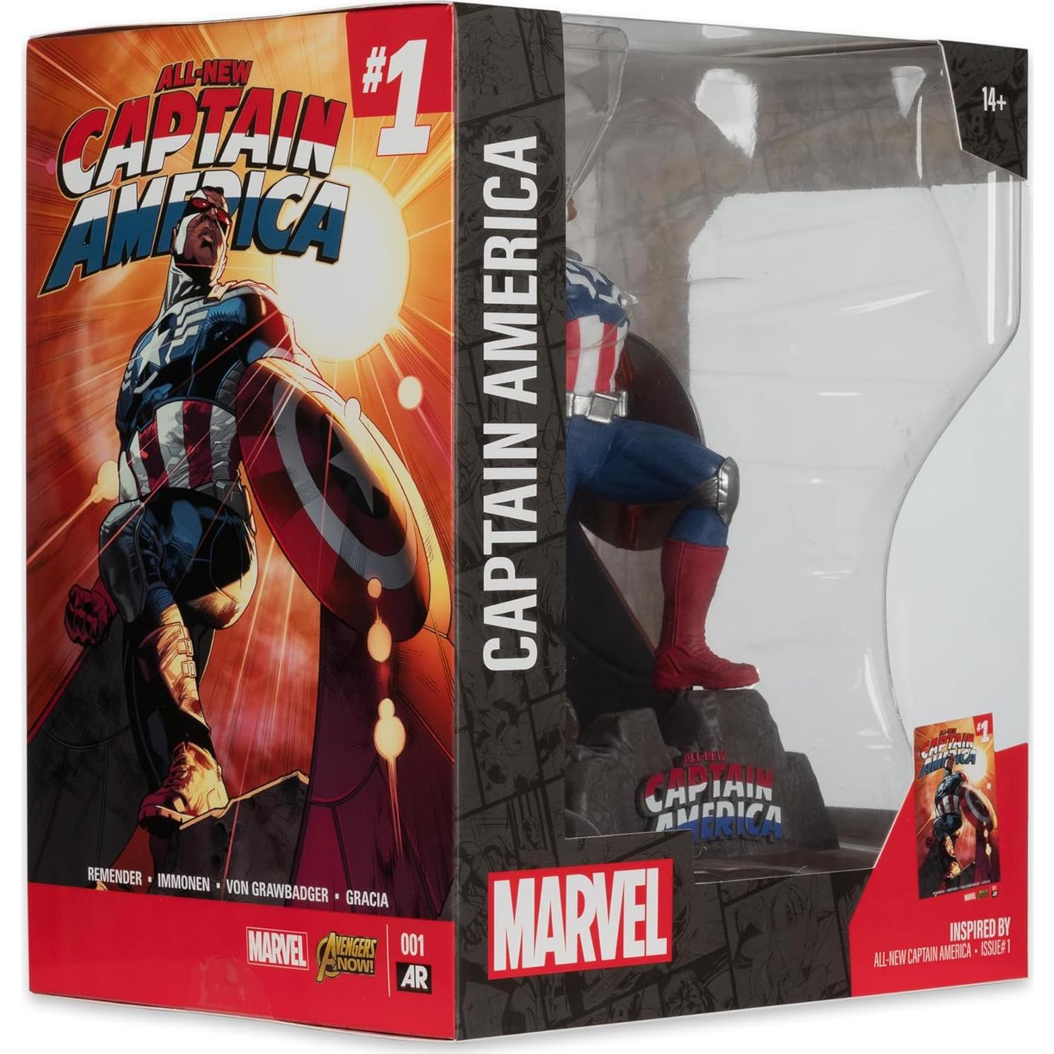 Figura Coleccionable McFarlane Capitán América 1:10