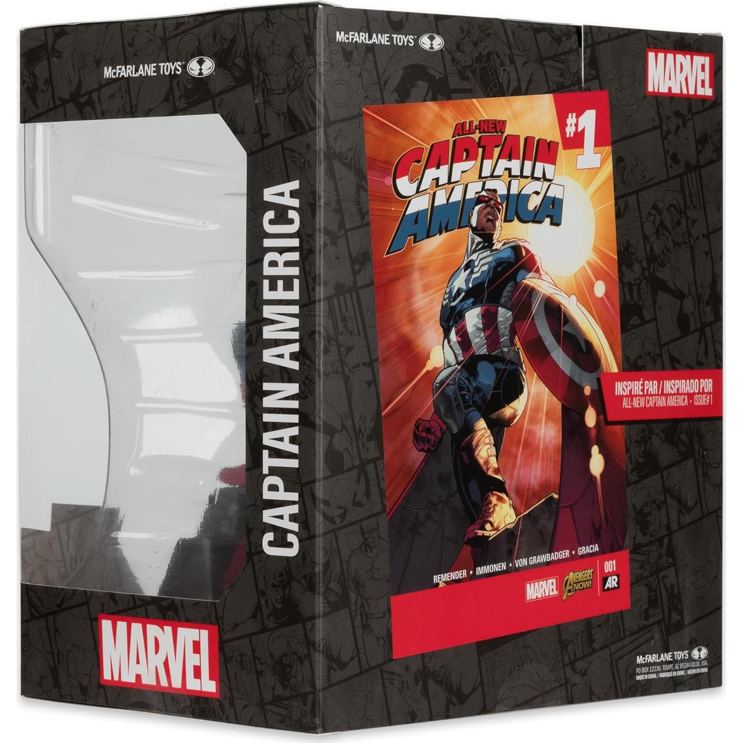 Figura Coleccionable McFarlane Capitán América 1:10