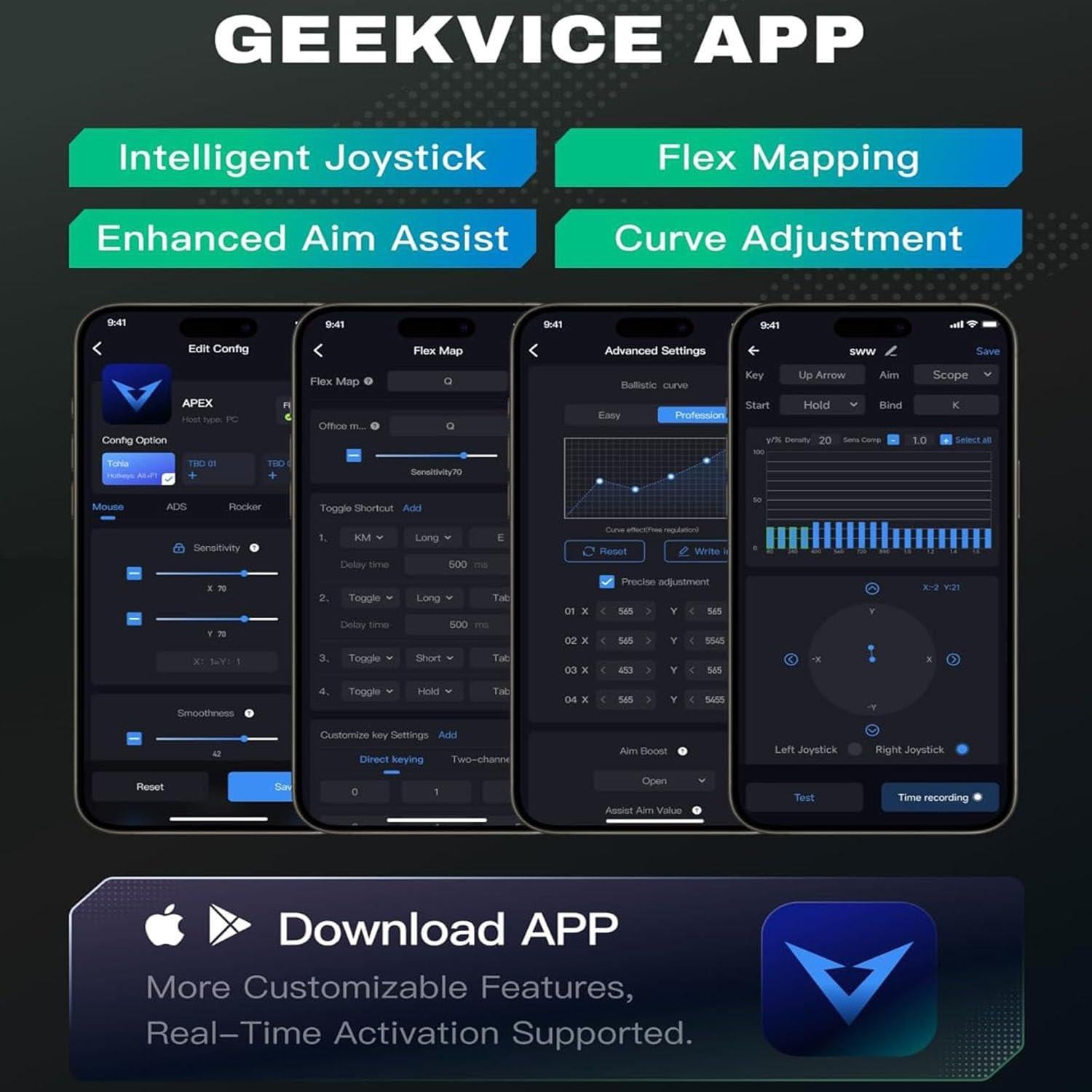 Adaptador de Teclado y Ratón para PC AX200 - 1000Hz, Mapeo Personalizado