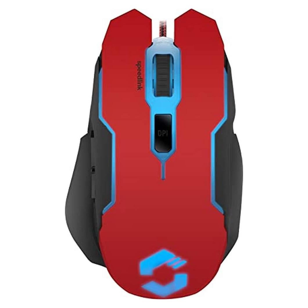 Ratón Gaming Speedlink CONTUS 5 Botones LED 3200 dpi Ergonómico