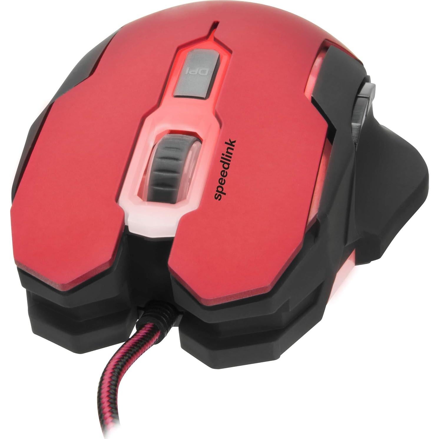 Ratón Gaming Speedlink CONTUS 5 Botones LED 3200 dpi Ergonómico
