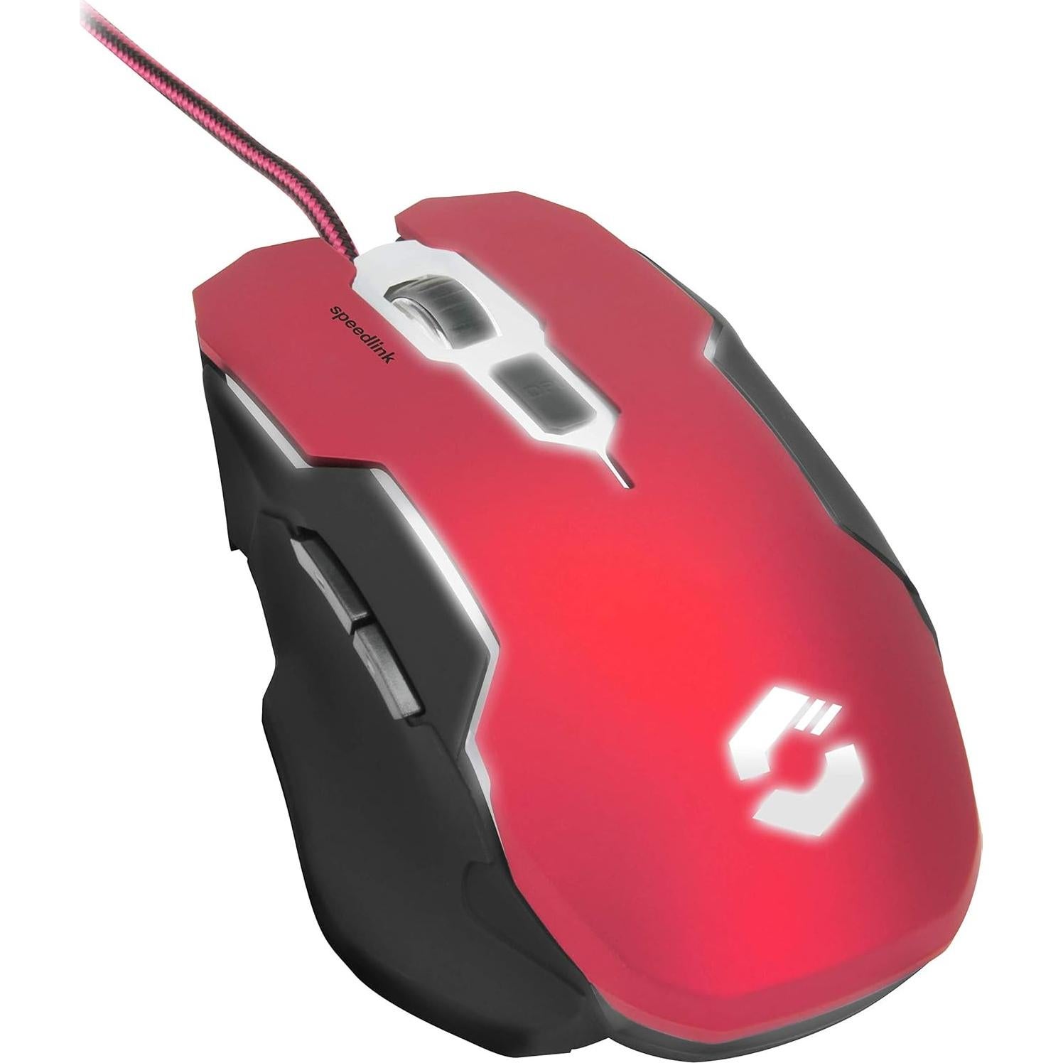 Ratón Gaming Speedlink CONTUS 5 Botones LED 3200 dpi Ergonómico