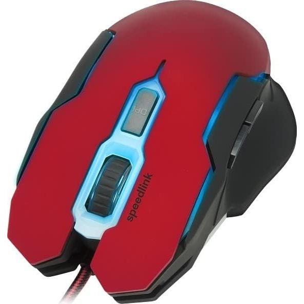 Ratón Gaming Speedlink CONTUS 5 Botones LED 3200 dpi Ergonómico
