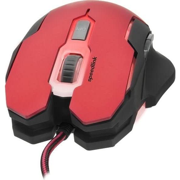 Ratón Gaming Speedlink CONTUS 5 Botones LED 3200 dpi Ergonómico