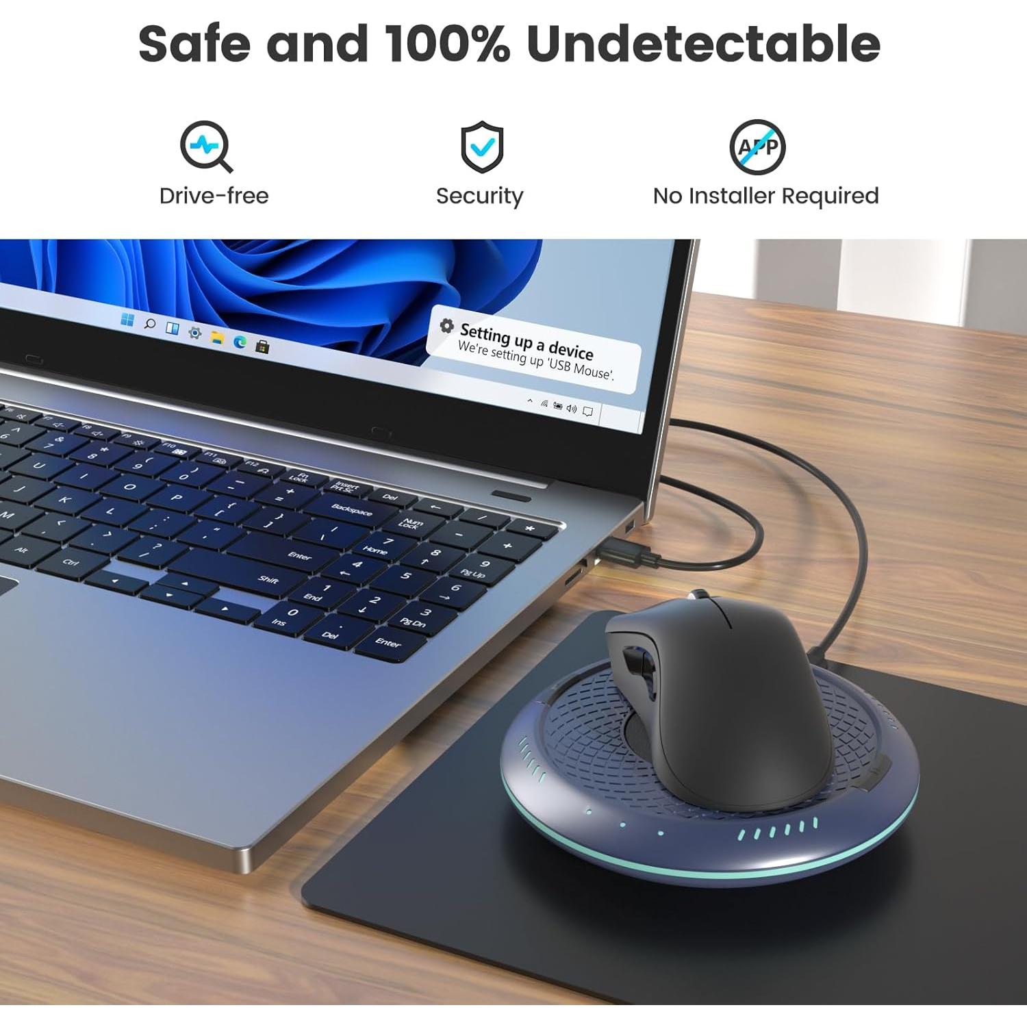 Mouse Mover Indetectable Cloudeck con Interruptor y 2 Modos