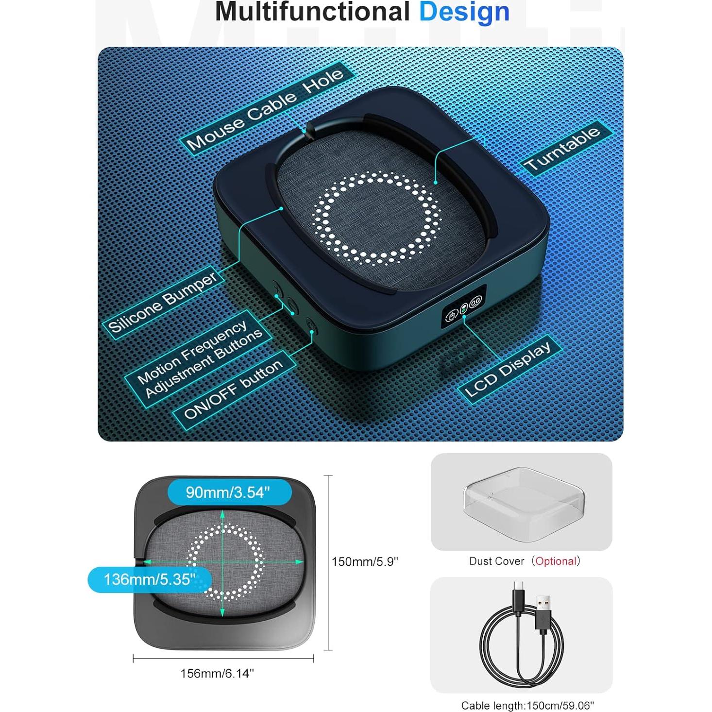 Dispositivo Jiggler de Ratón EAXBUX Indetectable con Temporizador