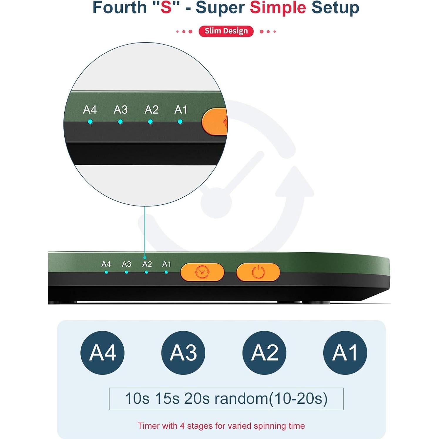 Jiggler de Ratón Mecánico Starviky Ultra Delgado Verde