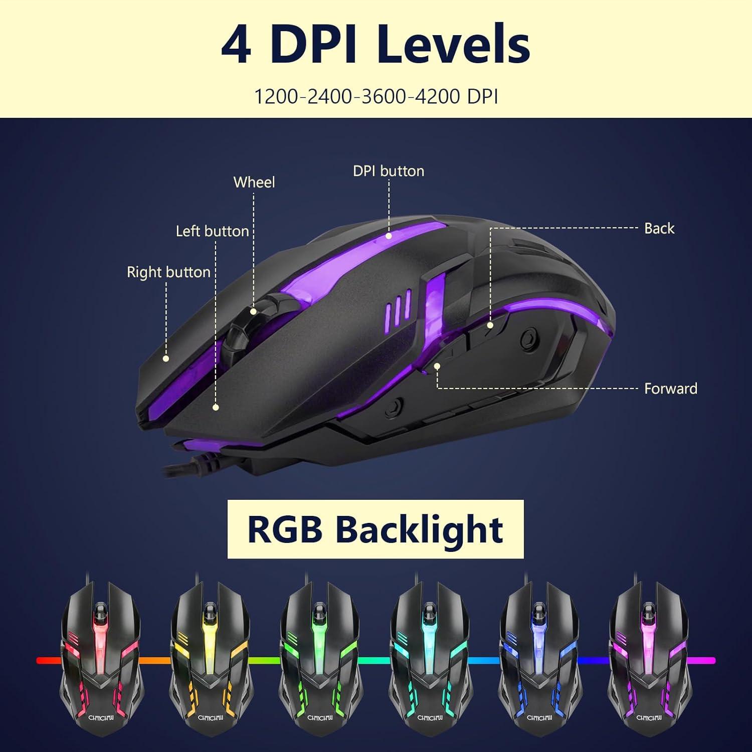 Teclado Mecánico CHONCHOW TKL 87 Teclas Retroiluminado LED