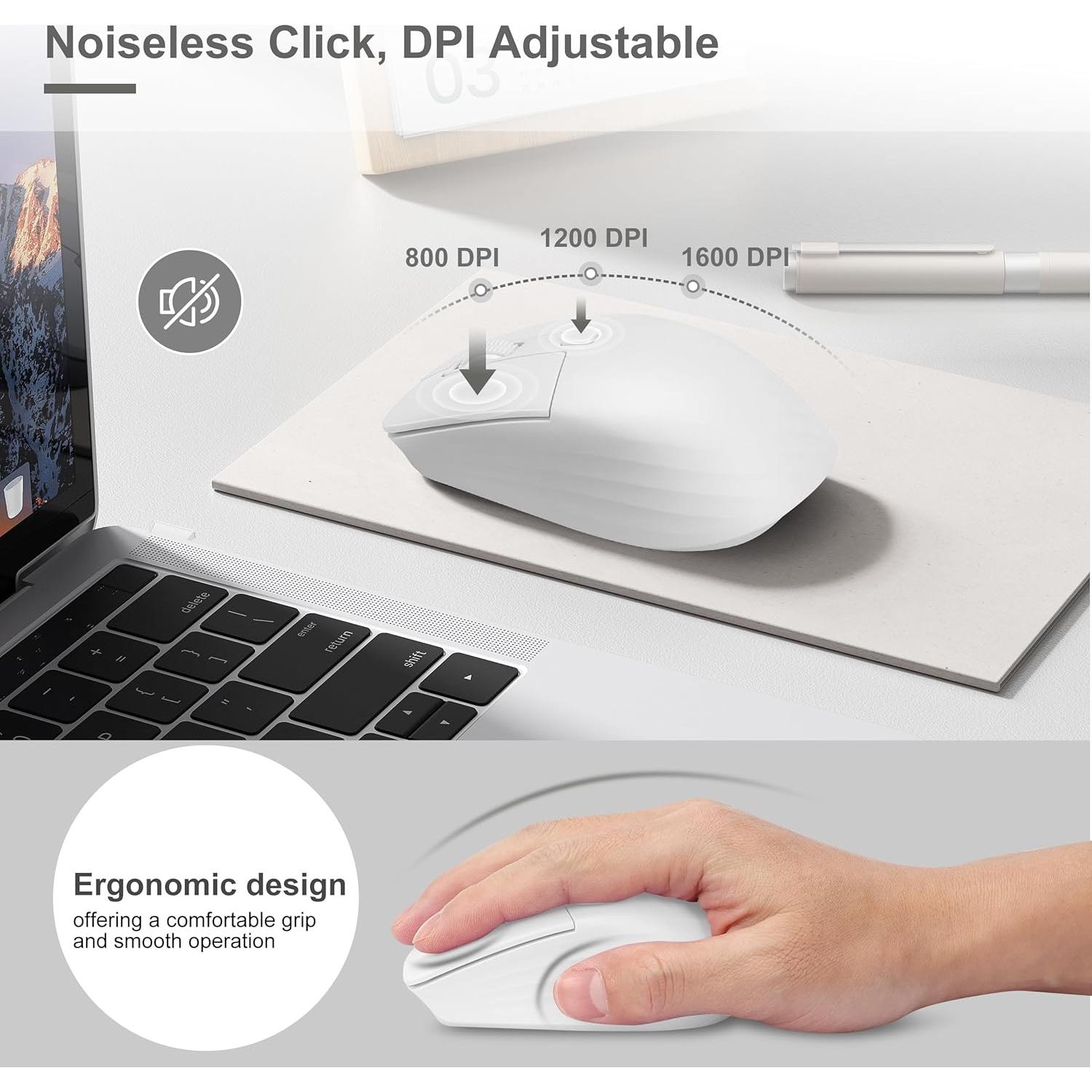 Teclado Mecánico Inalámbrico LeadsaiL FA98 Plata 96% 2.4GHz