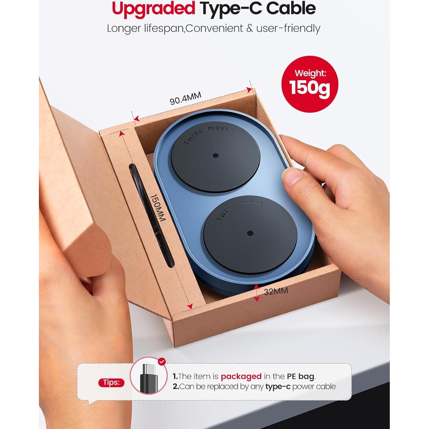 Mouse Mover Doble Giratorio Vaydeer FM2041 Indetectable