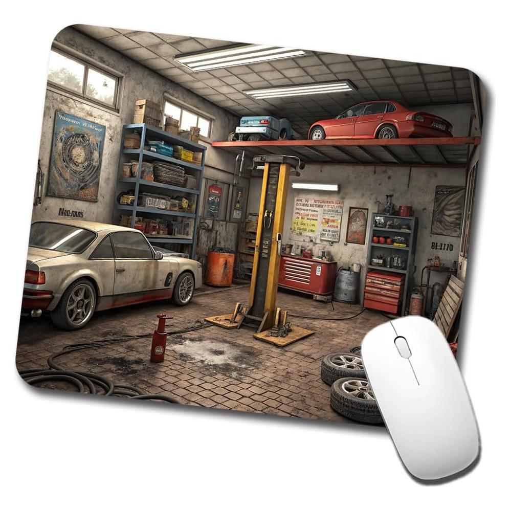 Alfombrilla de Ratón Taller Mecánico Blooza 23x20 cm