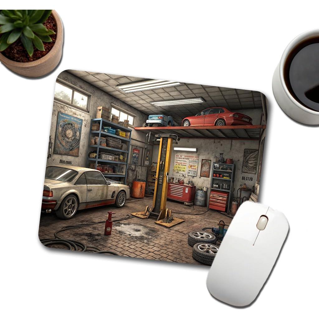 Alfombrilla de Ratón Taller Mecánico Blooza 23x20 cm