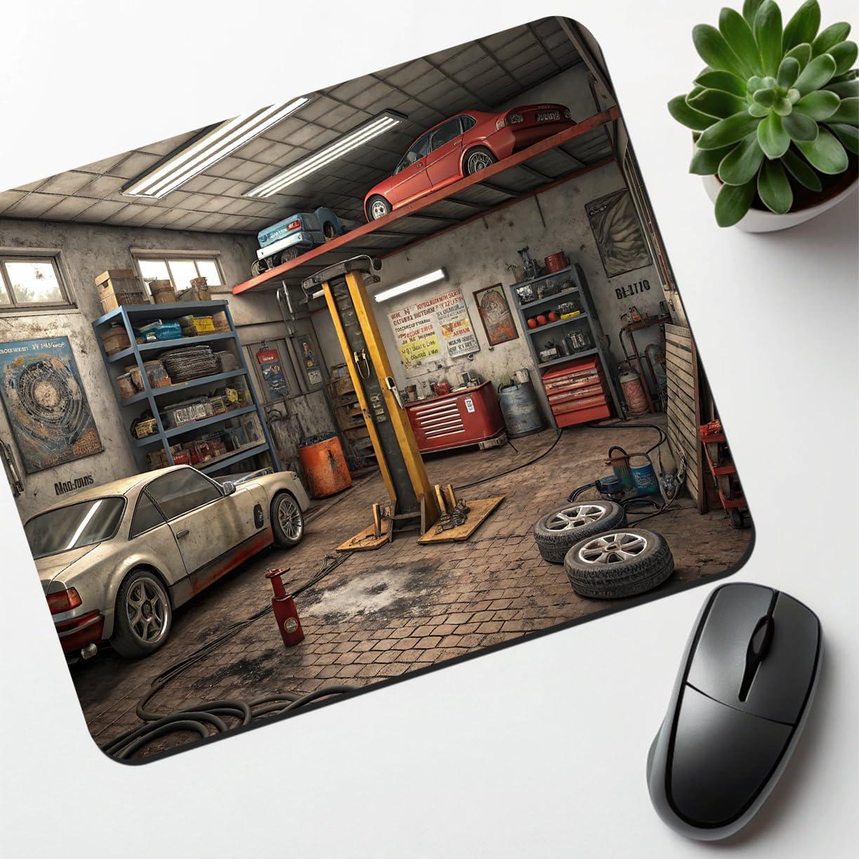 Alfombrilla de Ratón Taller Mecánico Blooza 23x20 cm