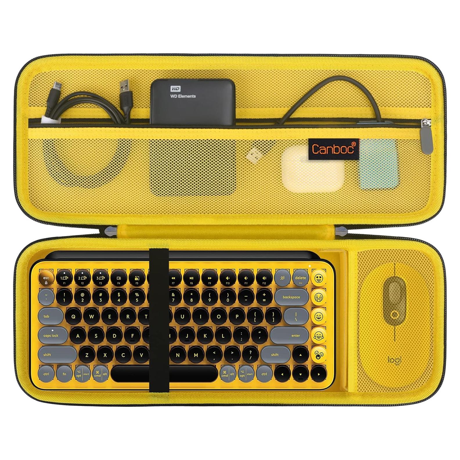 Funda rígida Canboc para teclado mecánico Logitech POP Keys