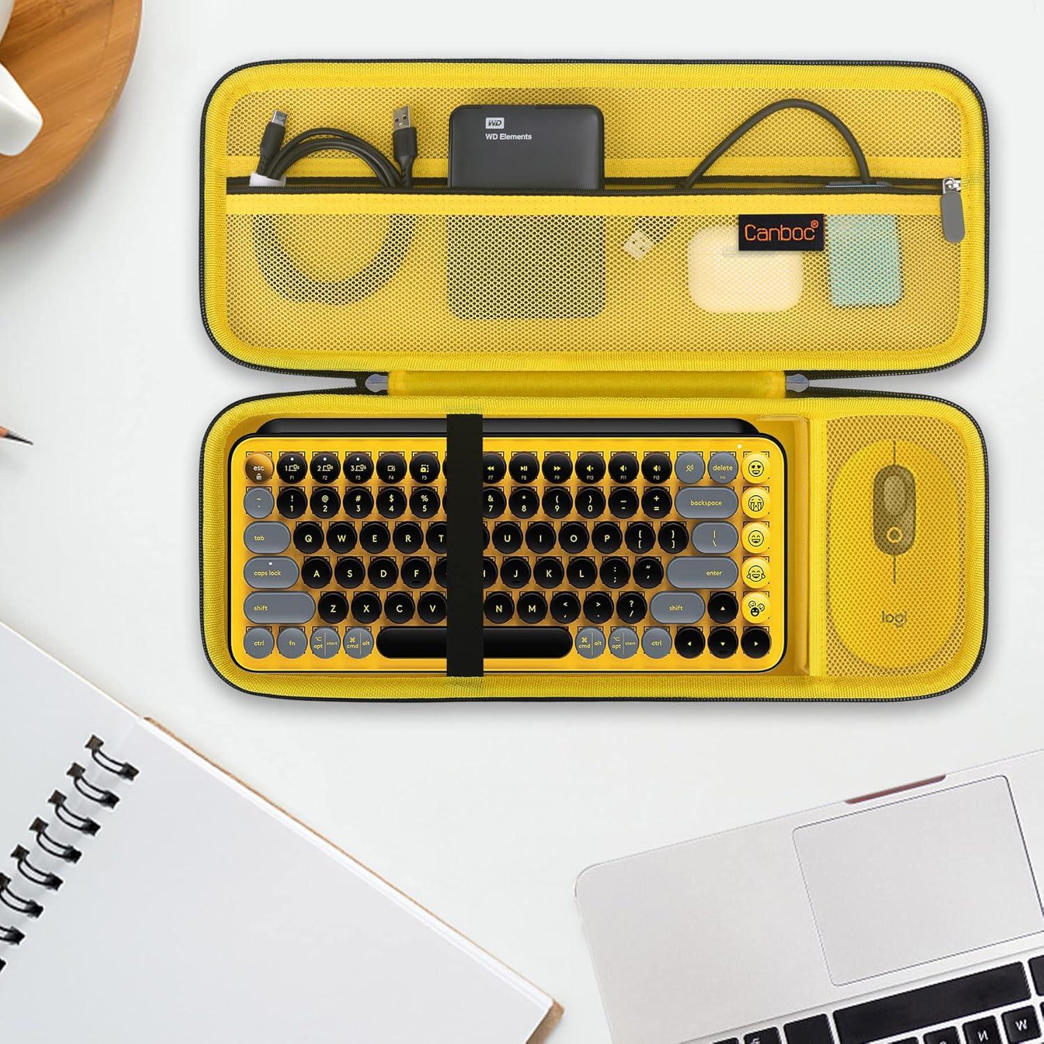 Funda rígida Canboc para teclado mecánico Logitech POP Keys
