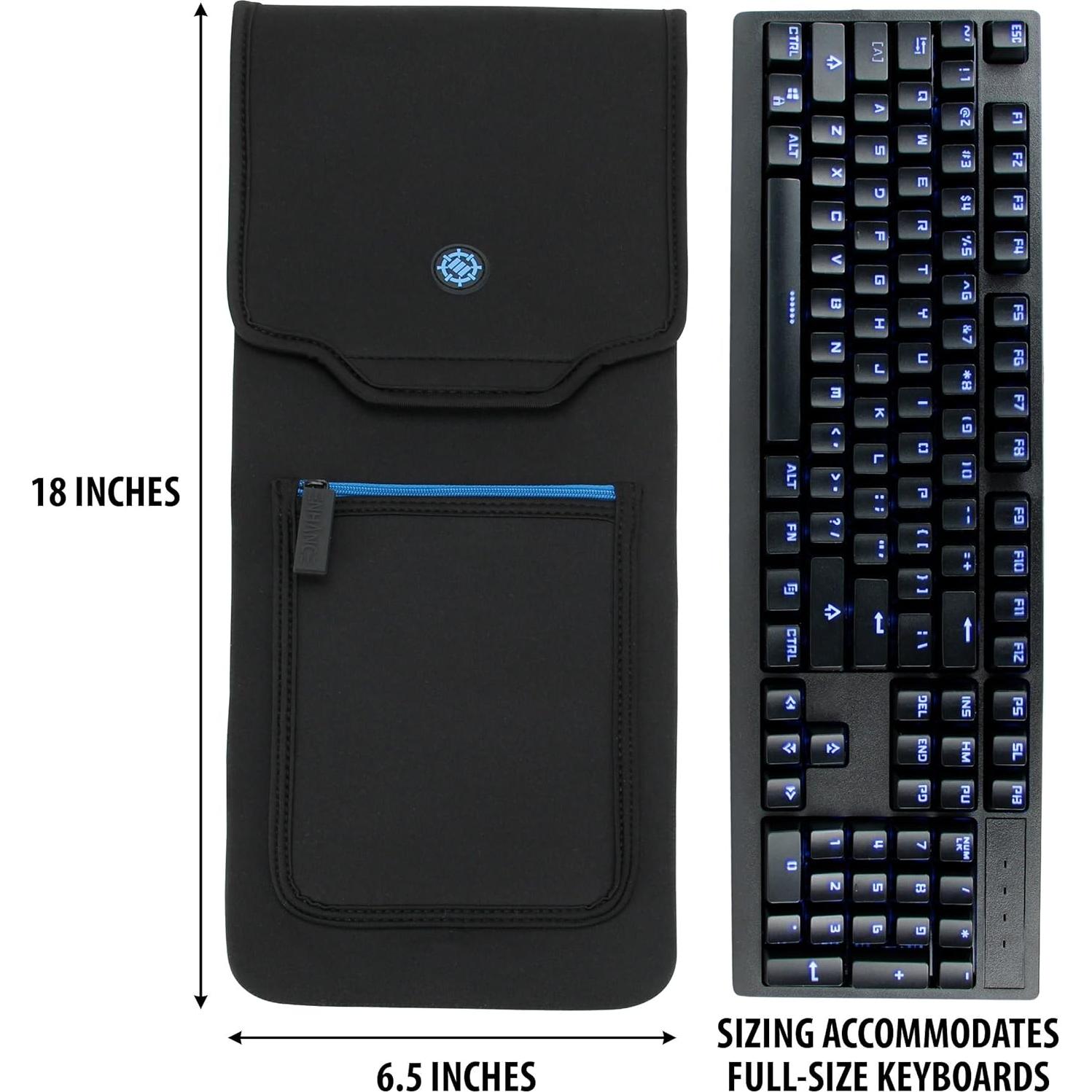 Funda de teclado ENHANCE para teclados mecánicos 45.72 cm