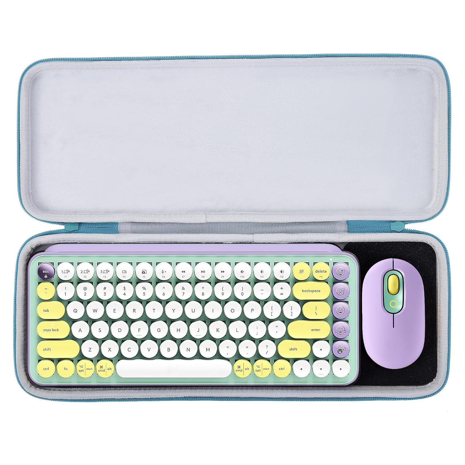 Funda Dura Aenllosi para Teclado Logitech POP Keys - Púrpura