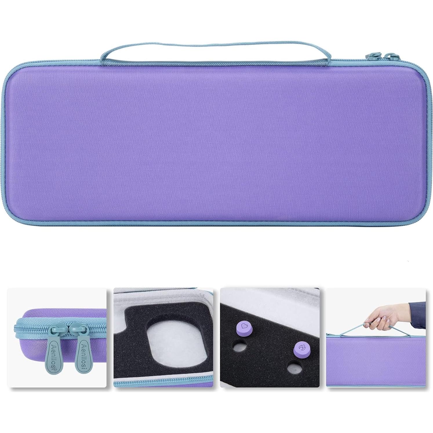 Funda Dura Aenllosi para Teclado Logitech POP Keys - Púrpura