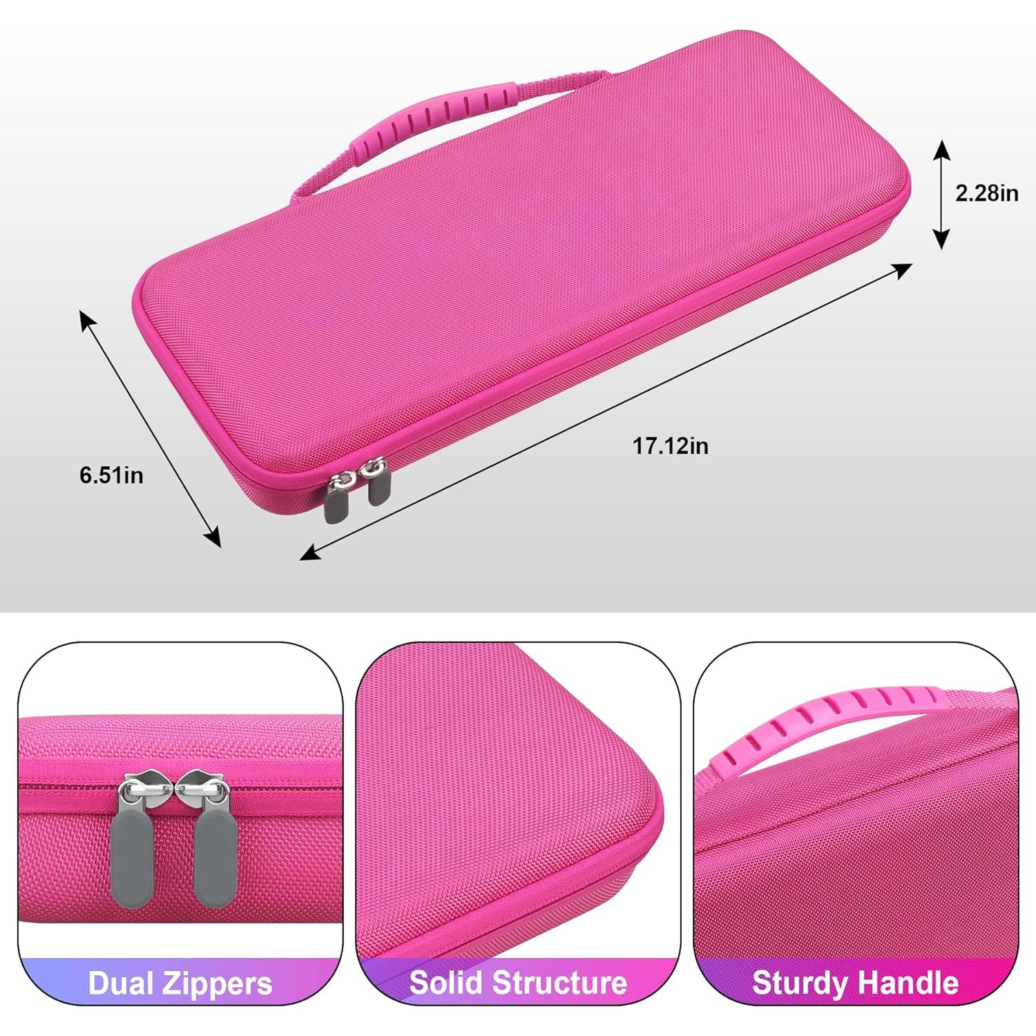 Funda Dura BOVKE para Teclado Logitech POP Rosa