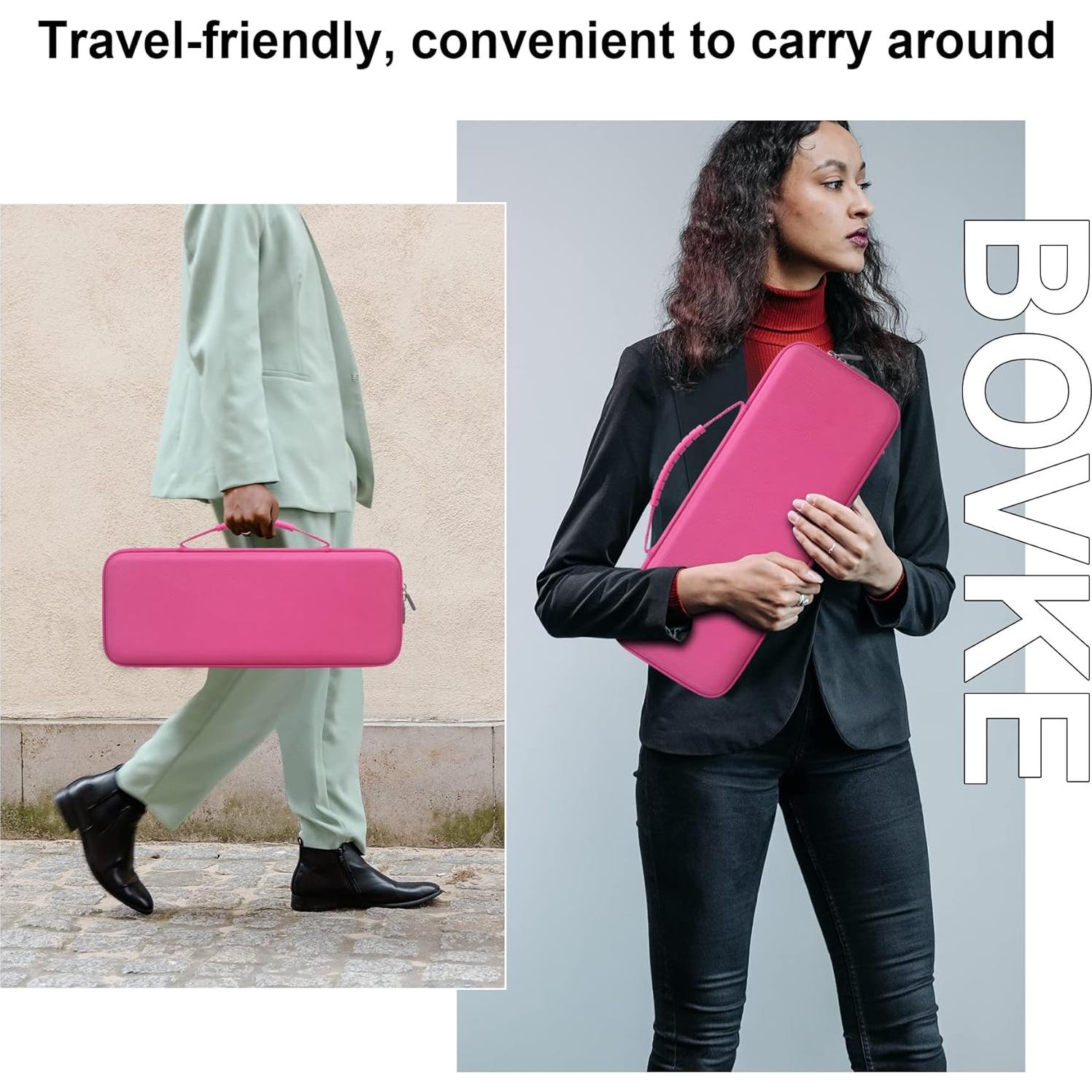 Funda Dura BOVKE para Teclado Logitech POP Rosa