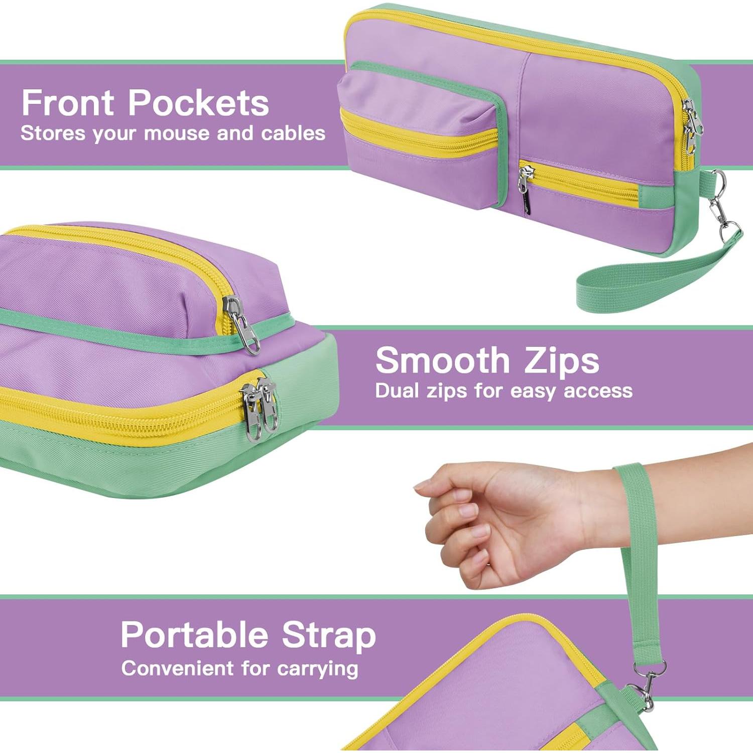 Funda de Transporte CaSZLUTION para Teclado Logitech POP Keys