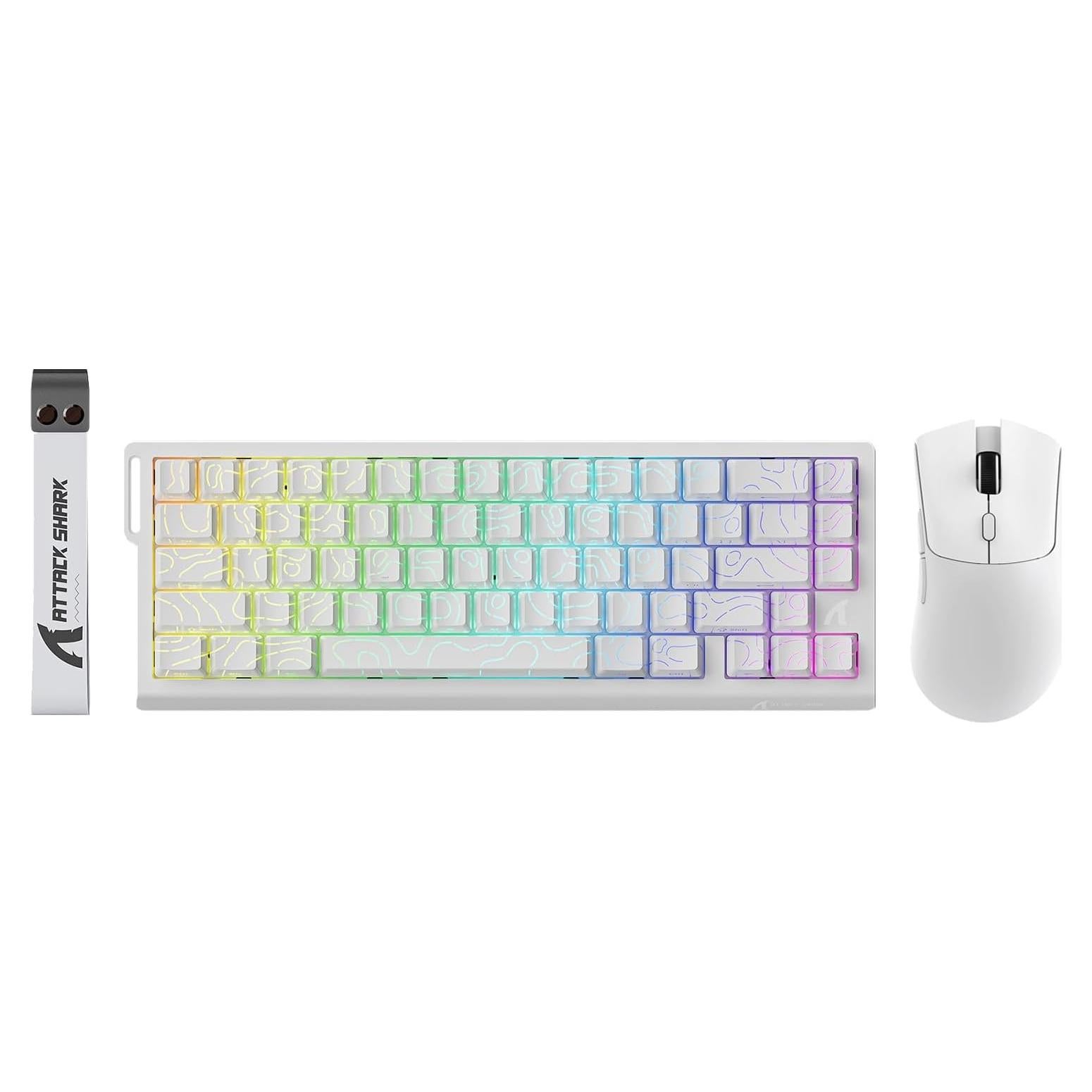 Combo Teclado Mecánico Gaming Attack Shark X68 HE + Ratón R1