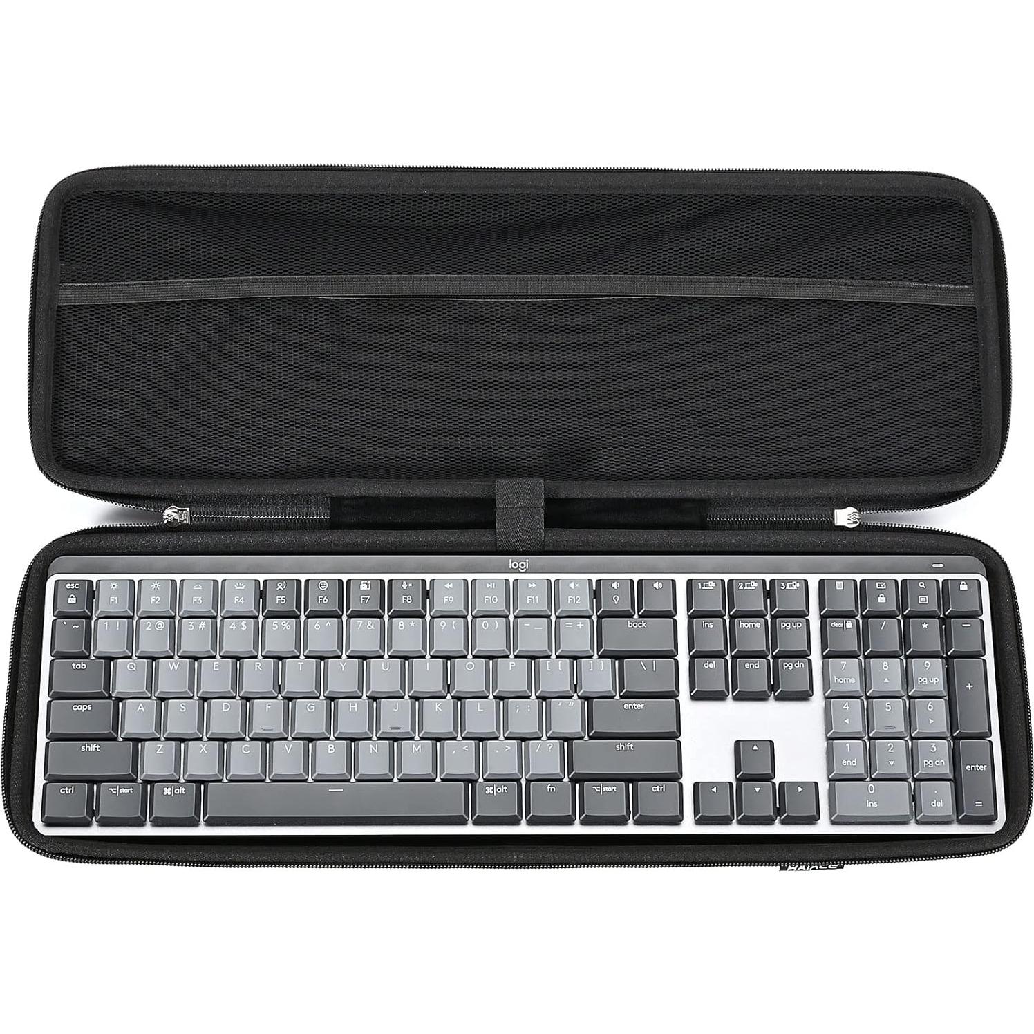 Funda Dura RAIACE para Teclado Logitech MX Mechanical - Negro