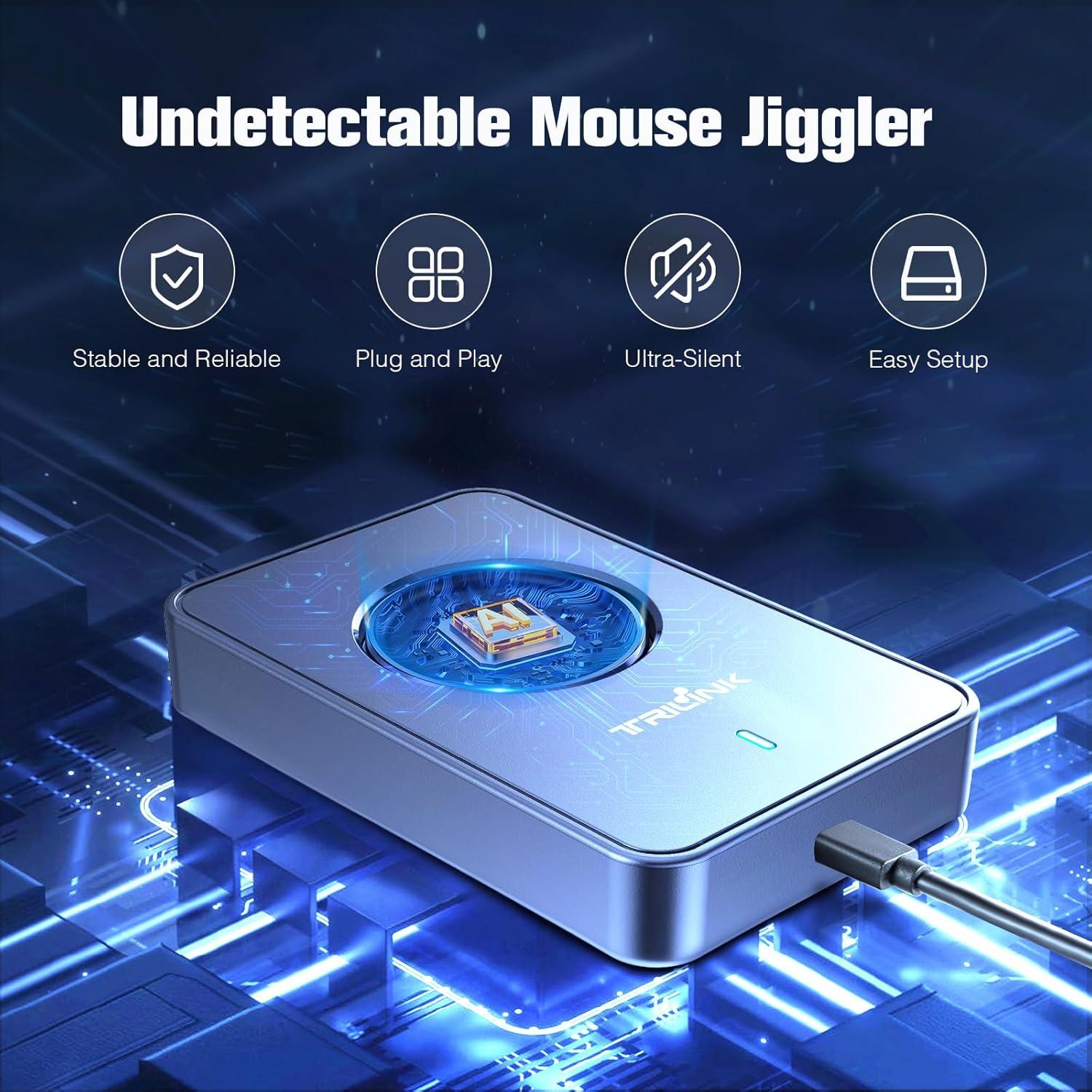 Jiggler de Ratón Indetectable TRILINK con Adaptador USB-C