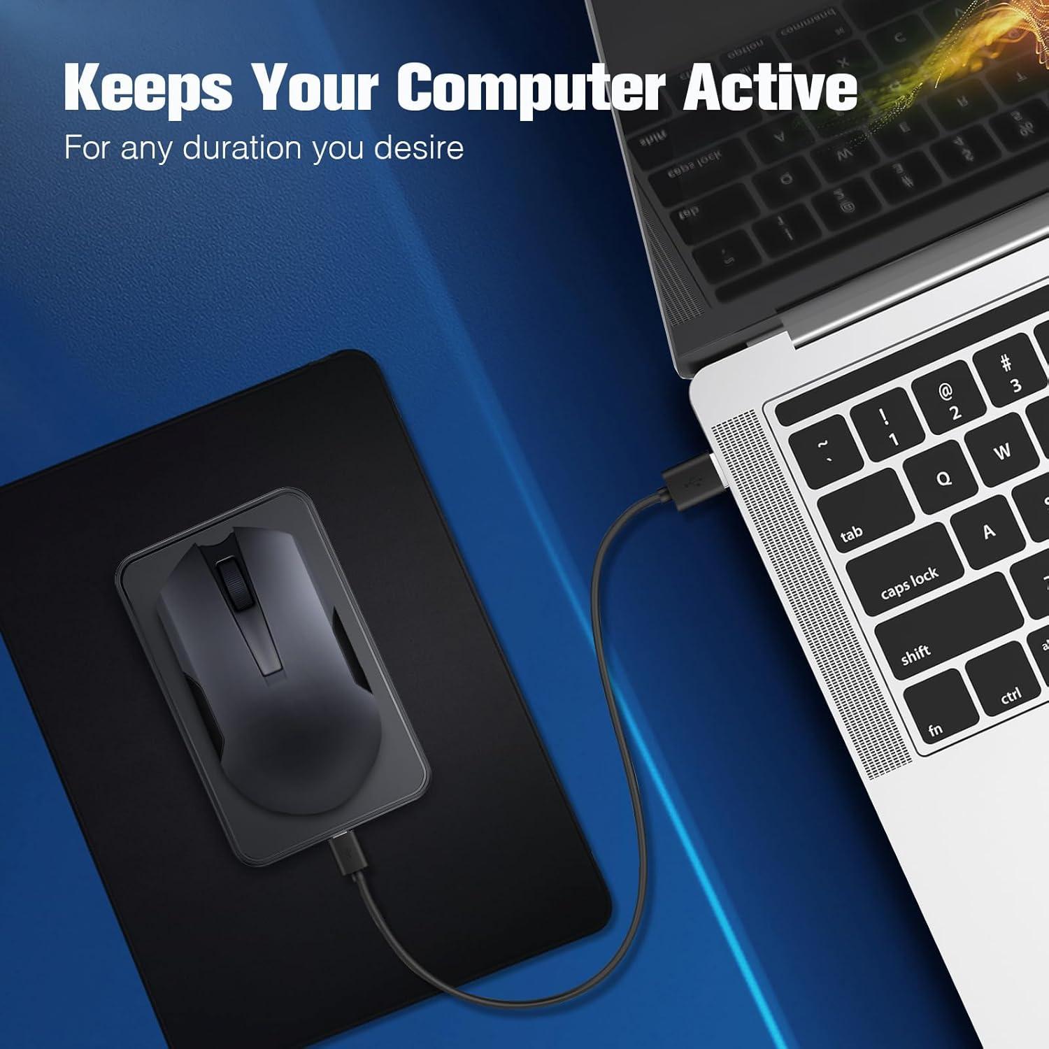 Jiggler de Ratón Indetectable TRILINK con Adaptador USB-C