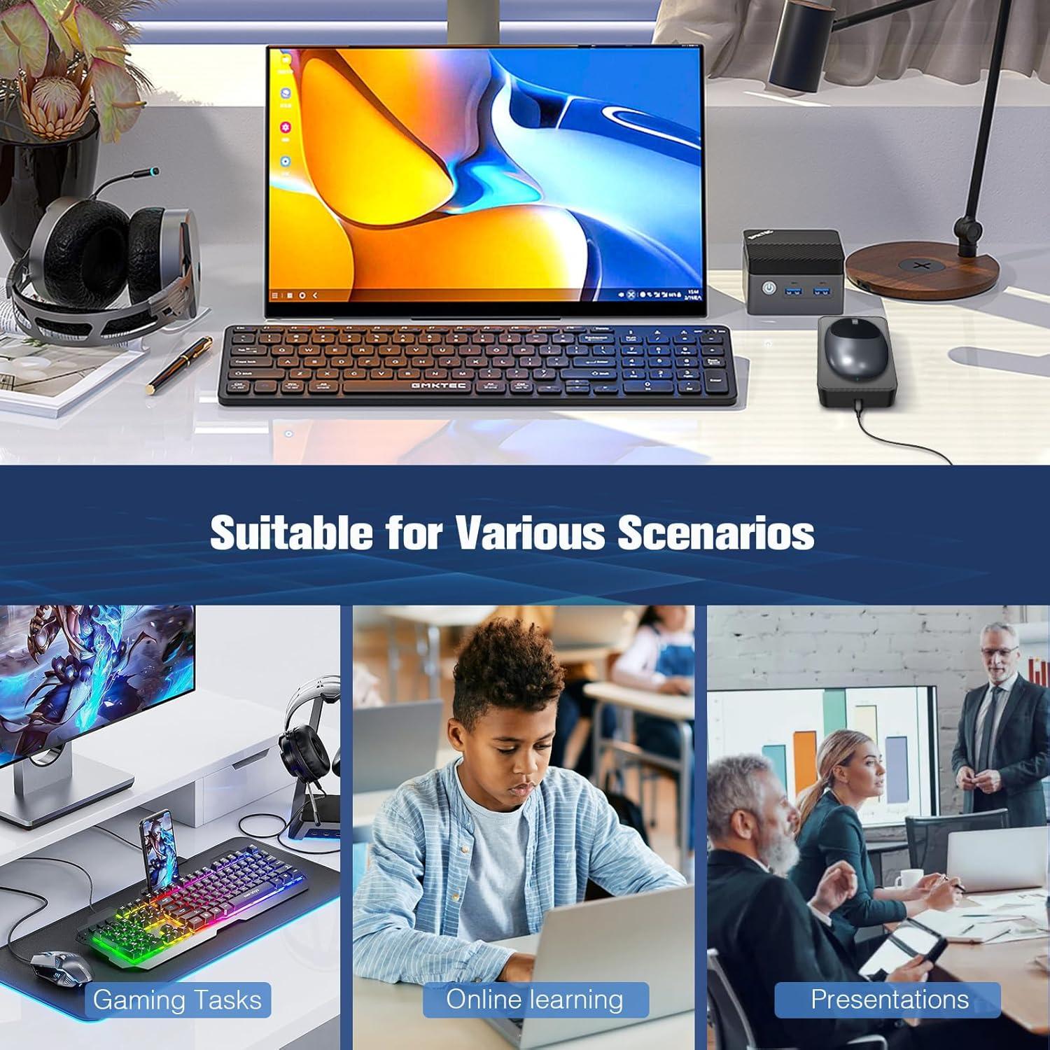 Jiggler de Ratón Indetectable TRILINK con Adaptador USB-C