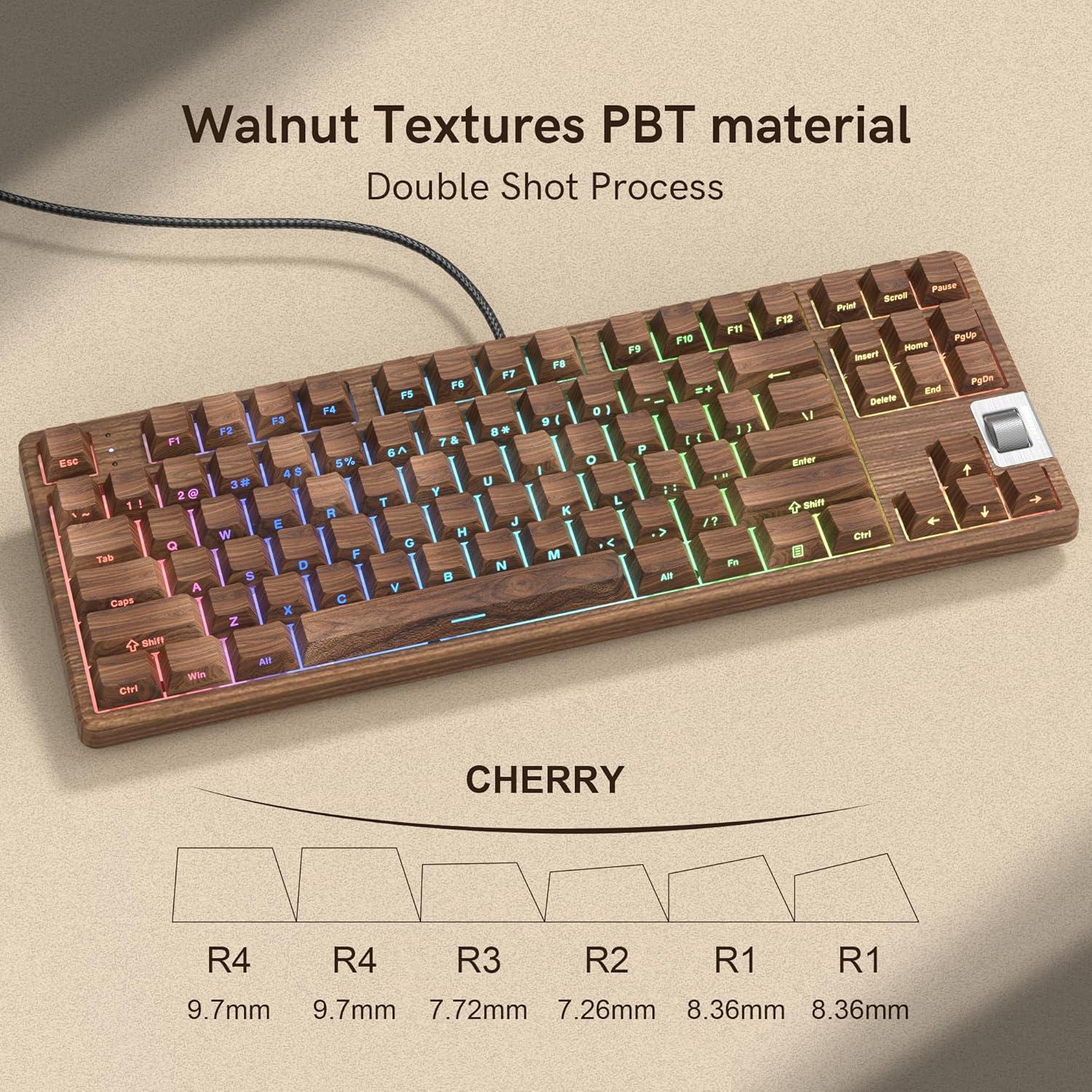 Teclado Mecánico Womier F87 TKL Retroiluminado RGB 75%