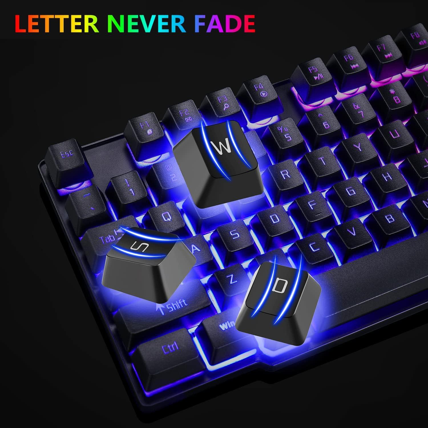 Combo Teclado Gaming RGB y Ratón Cakce USB Retroiluminado