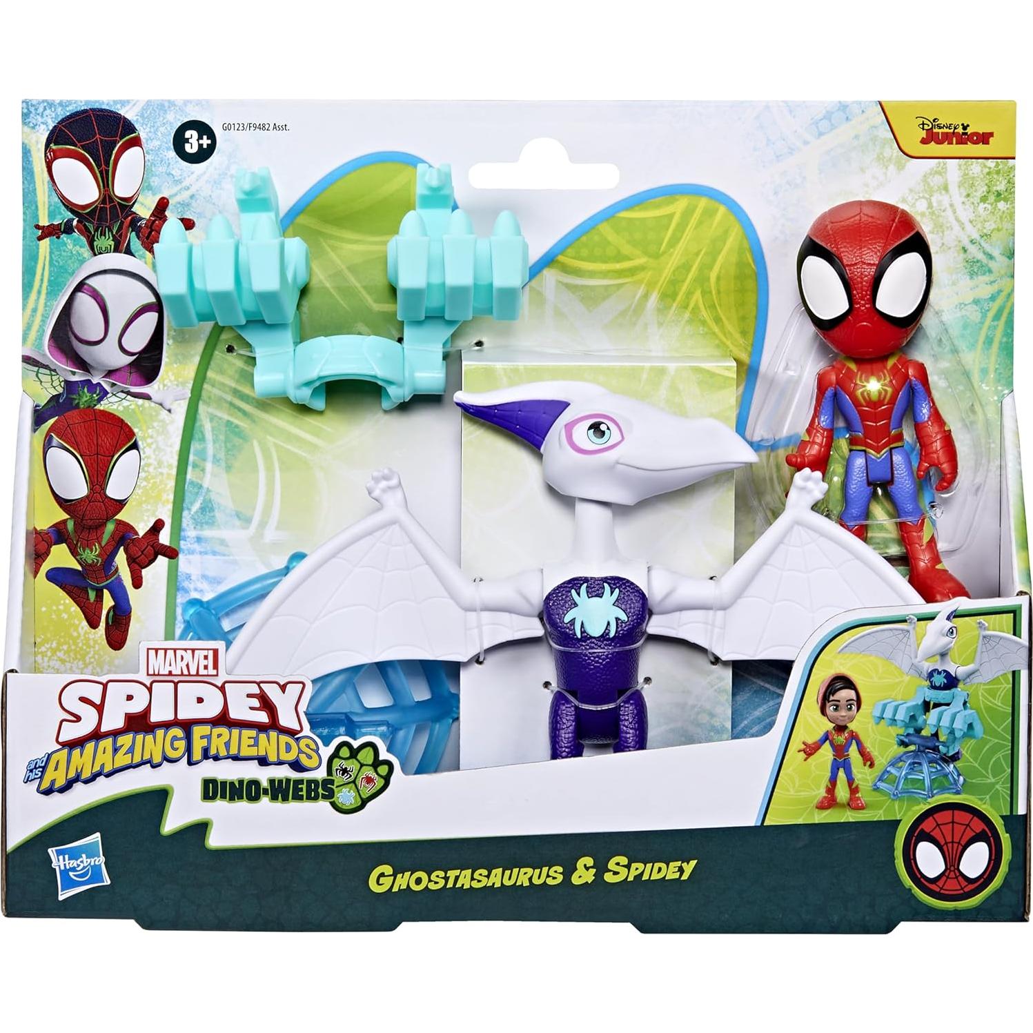 Conjunto de figuras de acción Spidey y Ghostasaurus 10 cm