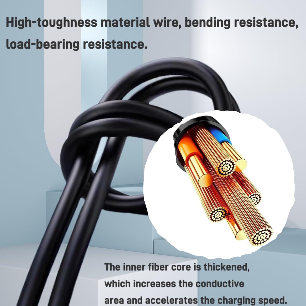 Cable de Carga USB Qnanw 1.83m para Logitech G403 G703 G900