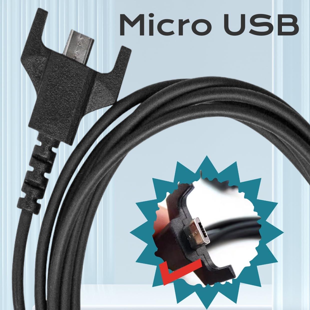 Cable de Carga USB Qnanw 1.83m para Logitech G403 G703 G900