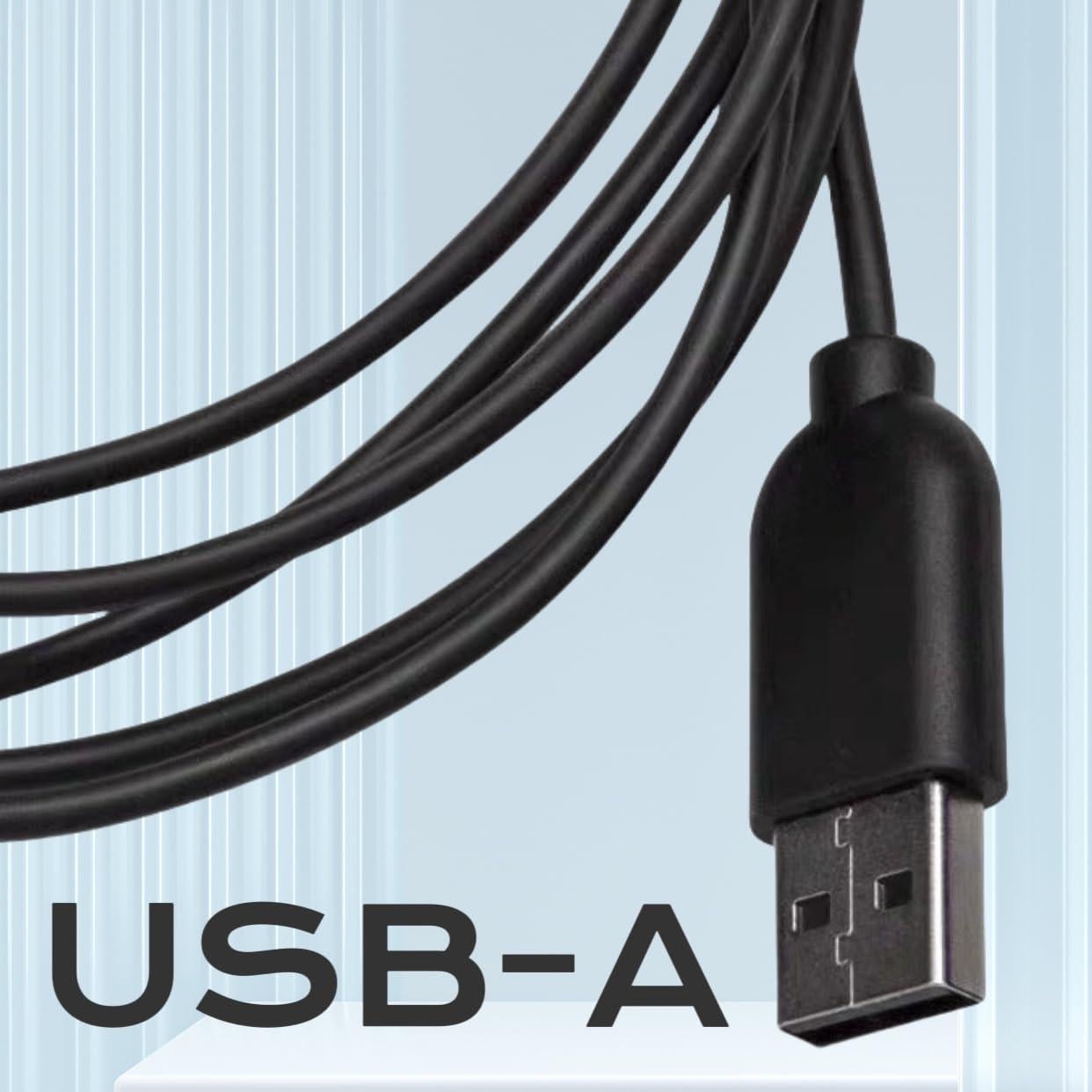 Cable de Carga USB Qnanw 1.83m para Logitech G403 G703 G900