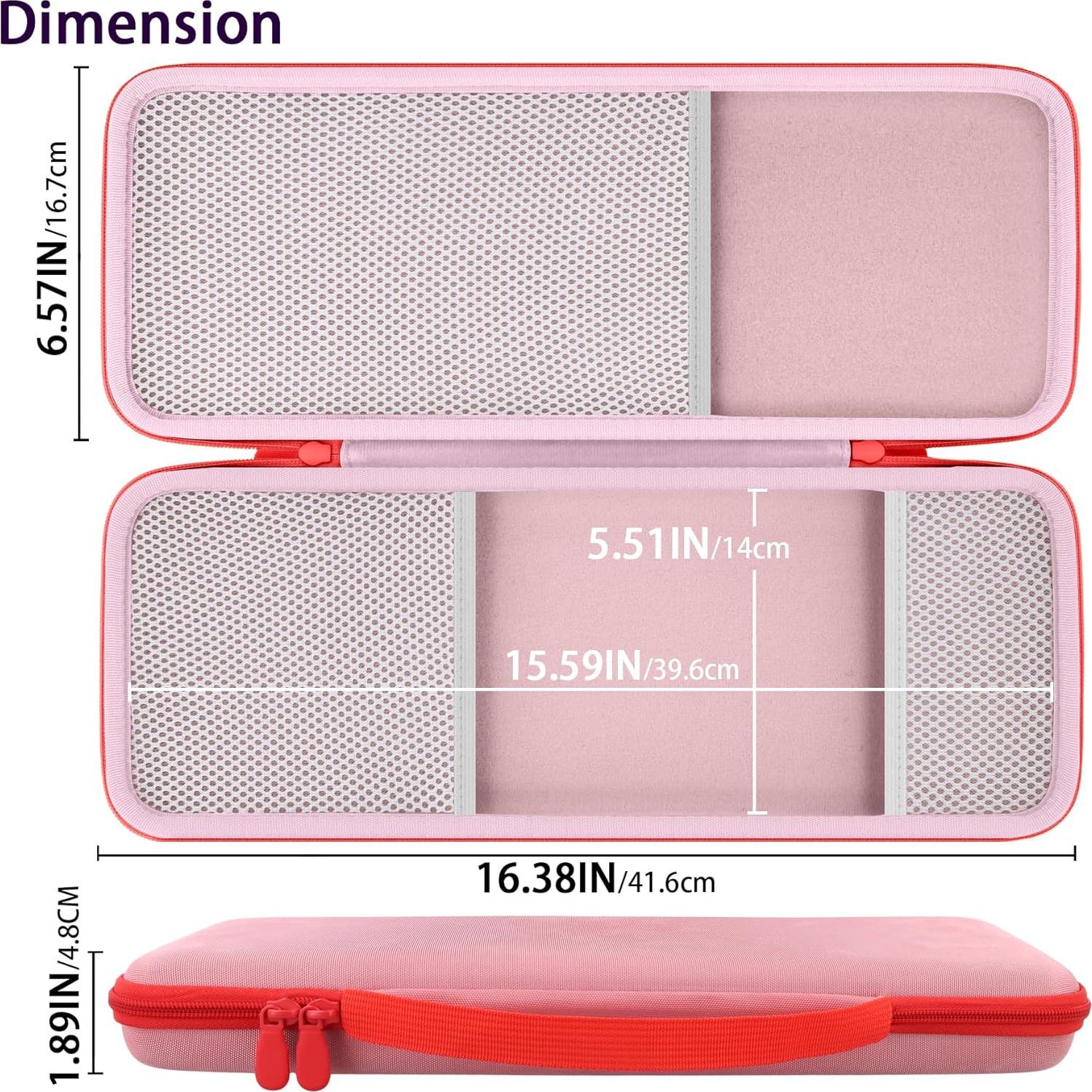 Funda Dura co2CREA para Combo Logitech POP ICON Rosa