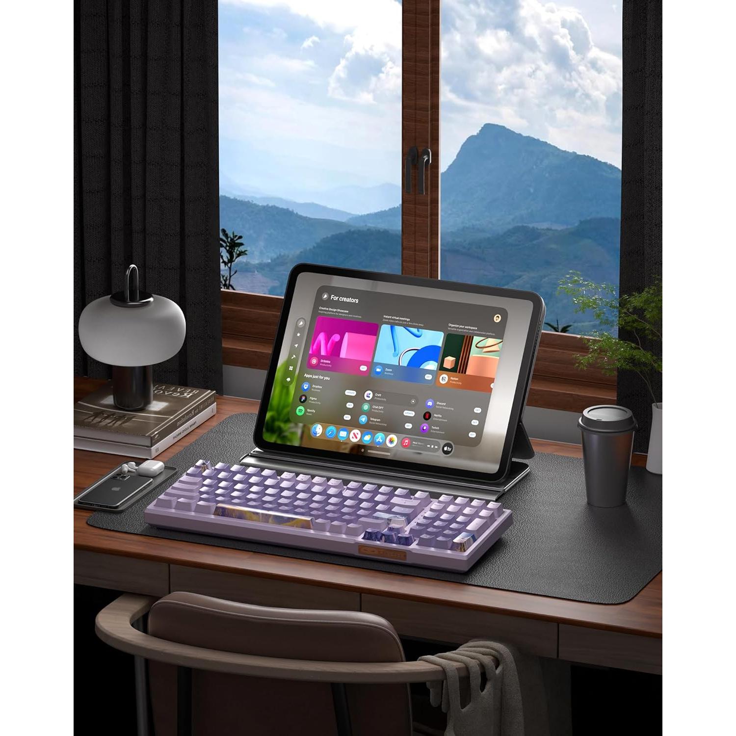 Teclado Mecánico Gamer Inalámbrico MageGee SKY98 96% RGB