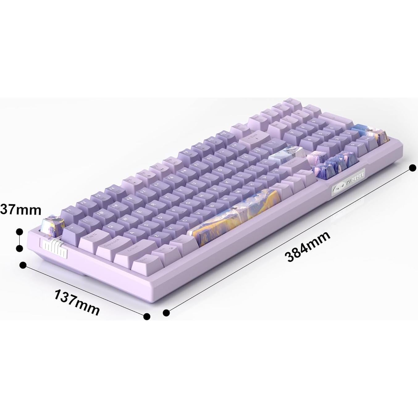 Teclado Mecánico Gamer Inalámbrico MageGee SKY98 96% RGB