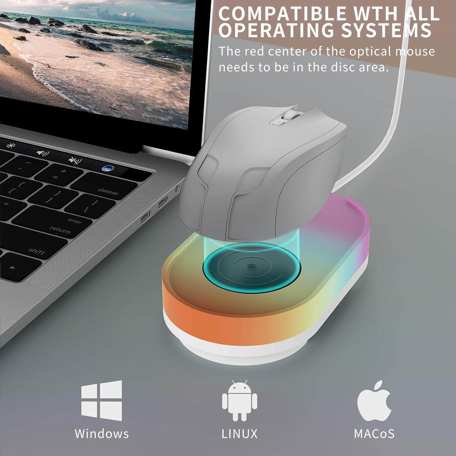 Mouse Jiggler Ergopollo M1 Indetectable USB 209g Arcoíris