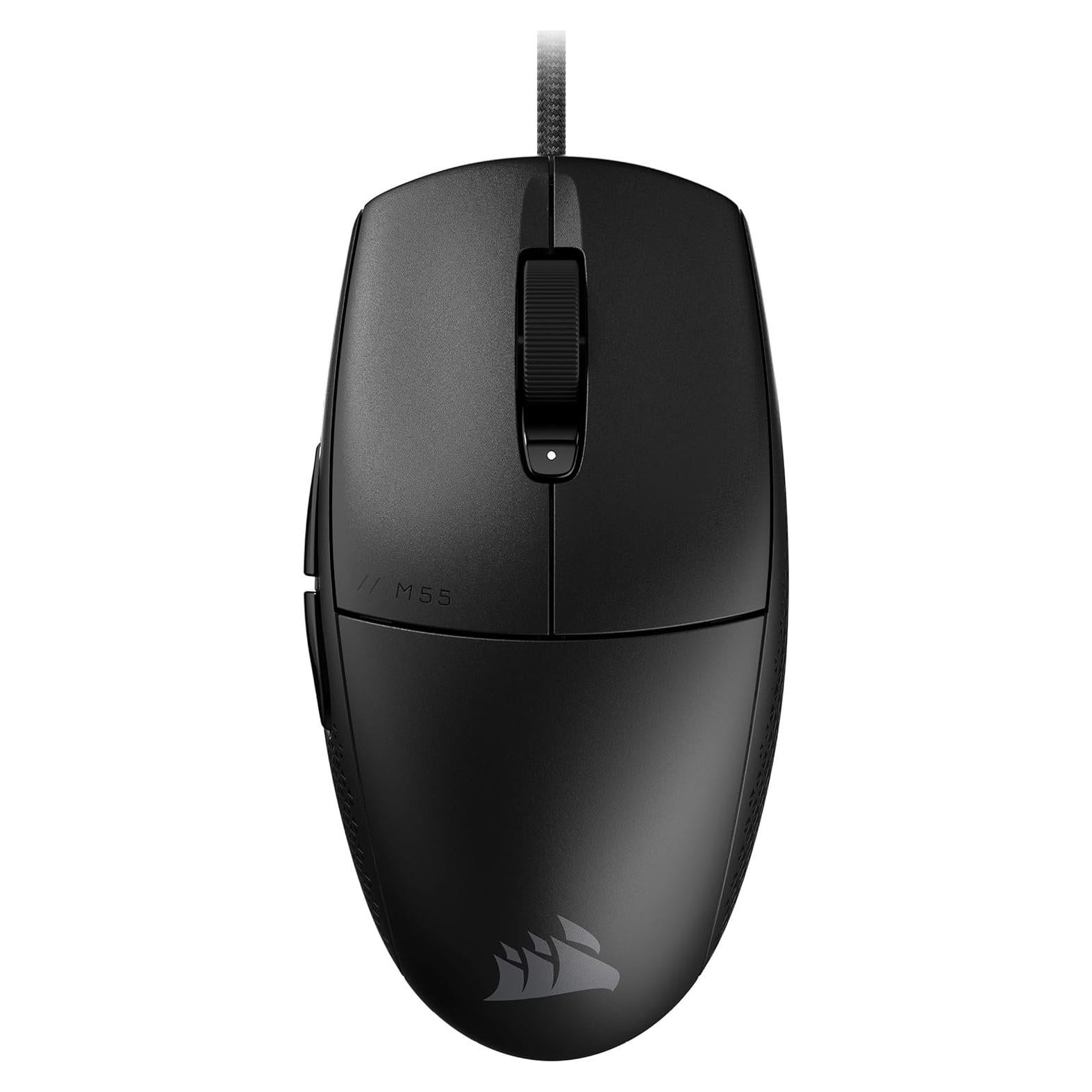 Corsair M55 Ratón Gaming Ligero con Cable 16000 DPI Negro